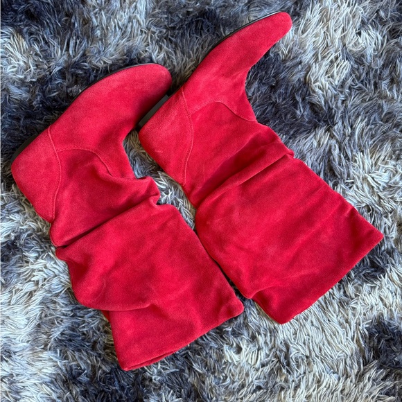 RARE Steve Madden Red TIANNA Boots - Picture 2 of 4
